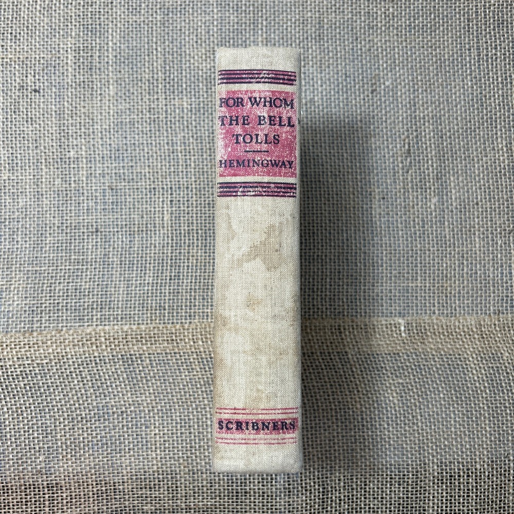 1940, 1st Edition, 1st Printing, FOR WHOM THE BELL TOLLS, by ERNEST HEMINGWAY